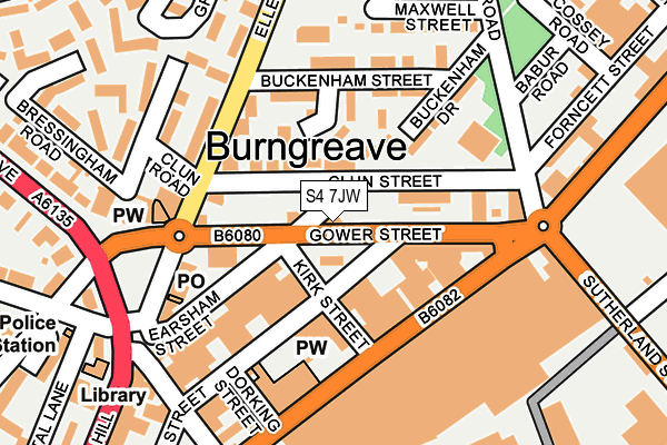 S4 7JW map - OS OpenMap – Local (Ordnance Survey) S4 7JW map - OS OpenMap – Local (Ordnance Survey)