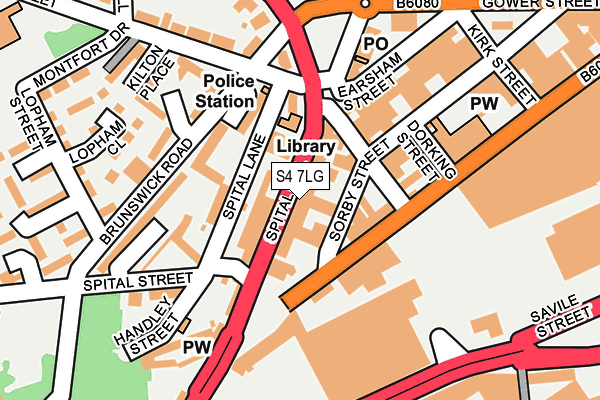 S4 7LG map - OS OpenMap – Local (Ordnance Survey) S4 7LG map - OS OpenMap – Local (Ordnance Survey)