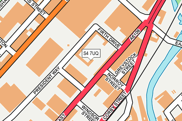 S4 7UQ map - OS OpenMap – Local (Ordnance Survey) S4 7UQ map - OS OpenMap – Local (Ordnance Survey)