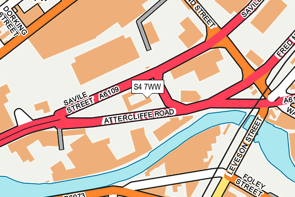 S4 7WW map - OS OpenMap – Local (Ordnance Survey) S4 7WW map - OS OpenMap – Local (Ordnance Survey)
