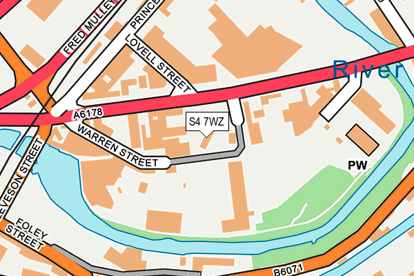 S4 7WZ map - OS OpenMap – Local (Ordnance Survey) S4 7WZ map - OS OpenMap – Local (Ordnance Survey)