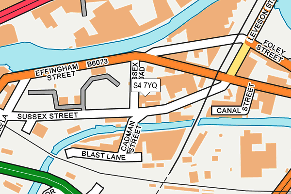 S4 7YQ map - OS OpenMap – Local (Ordnance Survey) S4 7YQ map - OS OpenMap – Local (Ordnance Survey)