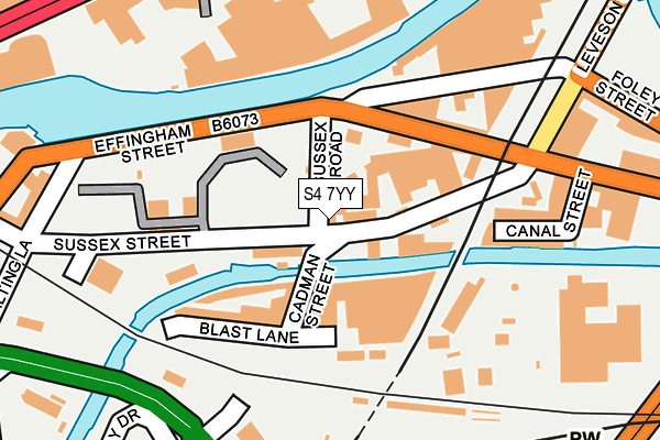 S4 7YY map - OS OpenMap – Local (Ordnance Survey) S4 7YY map - OS OpenMap – Local (Ordnance Survey)