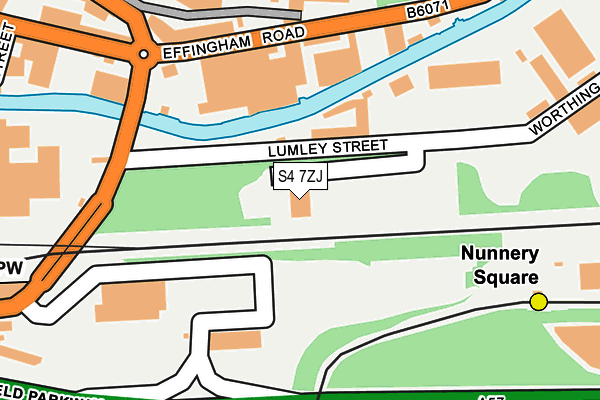 S4 7ZJ map - OS OpenMap – Local (Ordnance Survey) S4 7ZJ map - OS OpenMap – Local (Ordnance Survey)