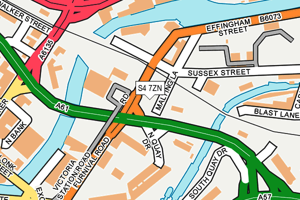S4 7ZN map - OS OpenMap – Local (Ordnance Survey) S4 7ZN map - OS OpenMap – Local (Ordnance Survey)