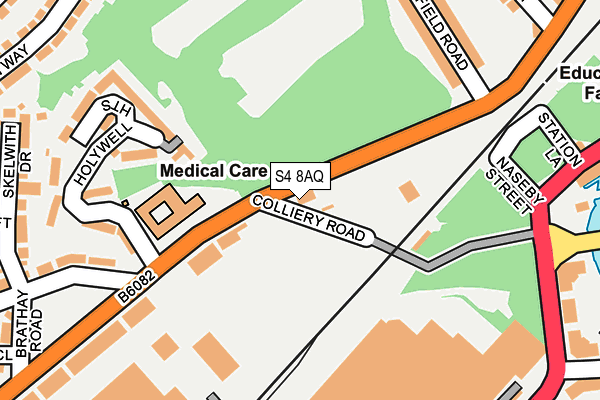 S4 8AQ map - OS OpenMap – Local (Ordnance Survey) S4 8AQ map - OS OpenMap – Local (Ordnance Survey)