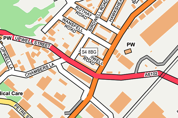 S4 8BG map - OS OpenMap – Local (Ordnance Survey) S4 8BG map - OS OpenMap – Local (Ordnance Survey)