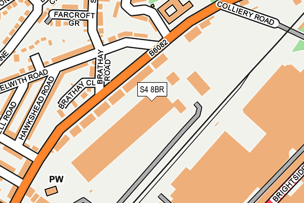 S4 8BR map - OS OpenMap – Local (Ordnance Survey) S4 8BR map - OS OpenMap – Local (Ordnance Survey)