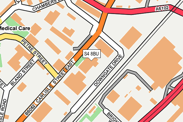 S4 8BU map - OS OpenMap – Local (Ordnance Survey) S4 8BU map - OS OpenMap – Local (Ordnance Survey)