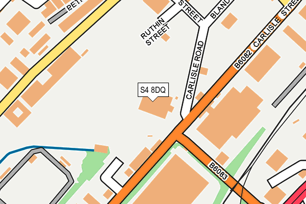 S4 8DQ map - OS OpenMap – Local (Ordnance Survey) S4 8DQ map - OS OpenMap – Local (Ordnance Survey)