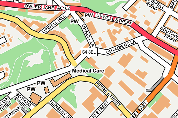 S4 8EL map - OS OpenMap – Local (Ordnance Survey) S4 8EL map - OS OpenMap – Local (Ordnance Survey)