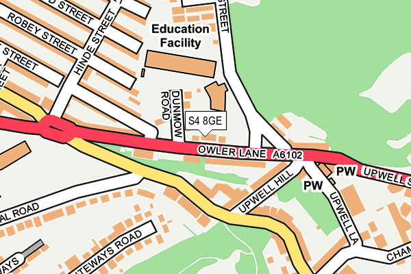 S4 8GE map - OS OpenMap – Local (Ordnance Survey) S4 8GE map - OS OpenMap – Local (Ordnance Survey)