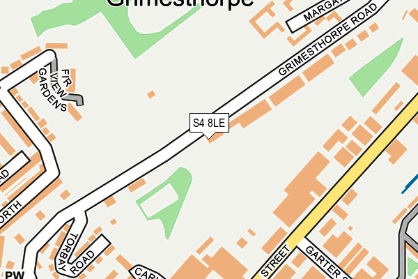 S4 8LE map - OS OpenMap – Local (Ordnance Survey) S4 8LE map - OS OpenMap – Local (Ordnance Survey)