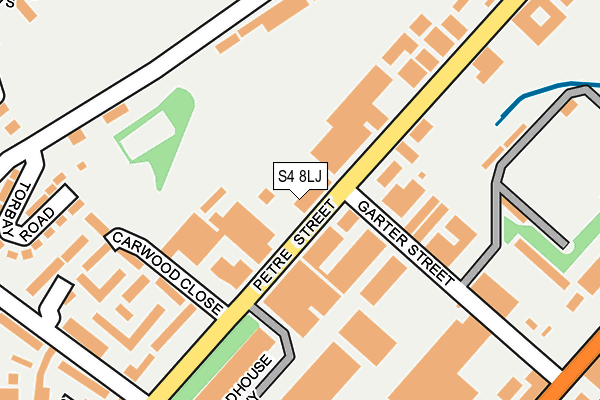 S4 8LJ map - OS OpenMap – Local (Ordnance Survey) S4 8LJ map - OS OpenMap – Local (Ordnance Survey)