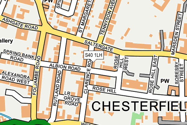S40 1LH map - OS OpenMap – Local (Ordnance Survey) S40 1LH map - OS OpenMap – Local (Ordnance Survey)