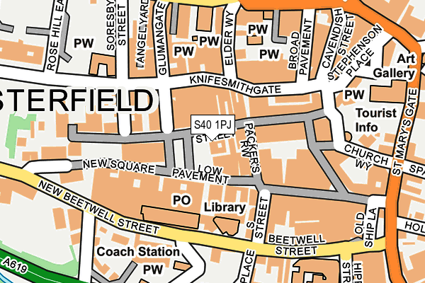 S40 1PJ map - OS OpenMap – Local (Ordnance Survey) S40 1PJ map - OS OpenMap – Local (Ordnance Survey)