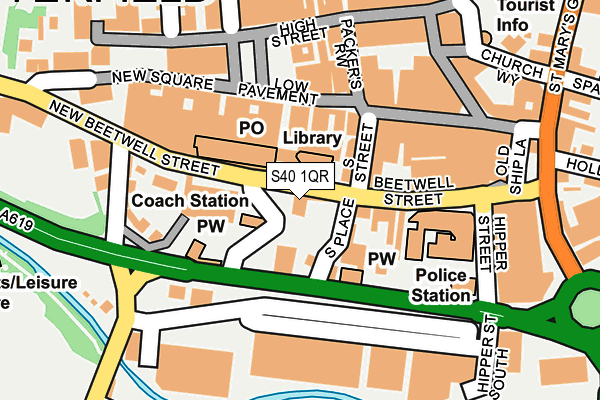 S40 1QR map - OS OpenMap – Local (Ordnance Survey) S40 1QR map - OS OpenMap – Local (Ordnance Survey)