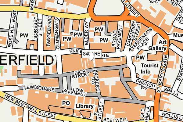 S40 1RE map - OS OpenMap – Local (Ordnance Survey) S40 1RE map - OS OpenMap – Local (Ordnance Survey)