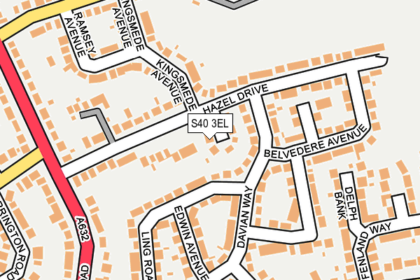 S40 3EL map - OS OpenMap – Local (Ordnance Survey) S40 3EL map - OS OpenMap – Local (Ordnance Survey)