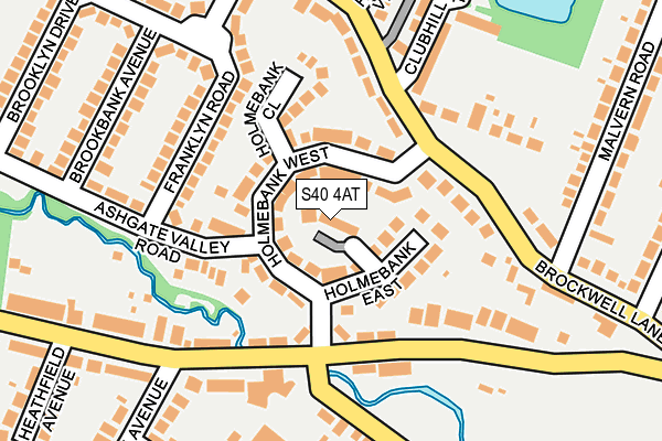 S40 4AT map - OS OpenMap – Local (Ordnance Survey) S40 4AT map - OS OpenMap – Local (Ordnance Survey)