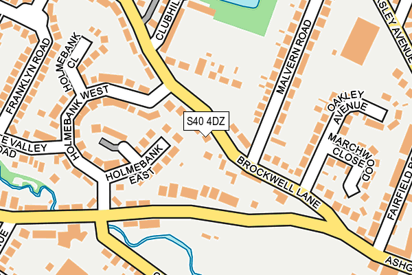 S40 4DZ map - OS OpenMap – Local (Ordnance Survey) S40 4DZ map - OS OpenMap – Local (Ordnance Survey)