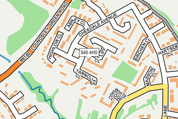 S40 4HS map - OS OpenMap – Local (Ordnance Survey) S40 4HS map - OS OpenMap – Local (Ordnance Survey)
