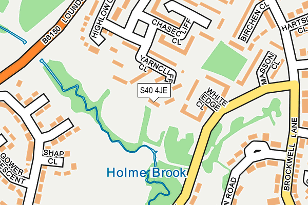 S40 4JE map - OS OpenMap – Local (Ordnance Survey) S40 4JE map - OS OpenMap – Local (Ordnance Survey)