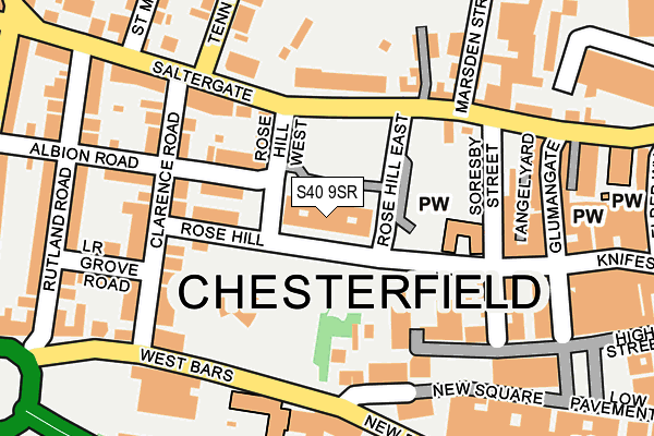 S40 9SR map - OS OpenMap – Local (Ordnance Survey) S40 9SR map - OS OpenMap – Local (Ordnance Survey)