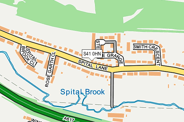 S41 0HN map - OS OpenMap – Local (Ordnance Survey) S41 0HN map - OS OpenMap – Local (Ordnance Survey)