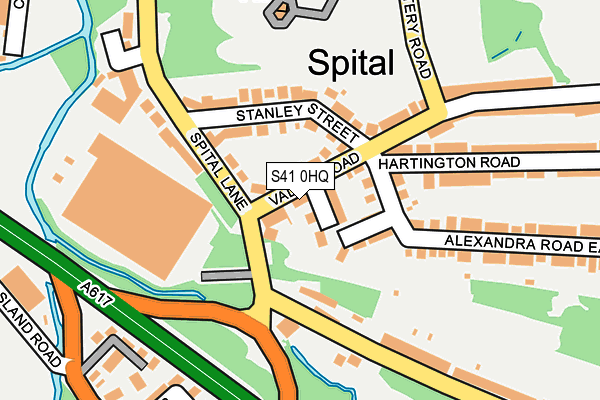 S41 0HQ map - OS OpenMap – Local (Ordnance Survey) S41 0HQ map - OS OpenMap – Local (Ordnance Survey)