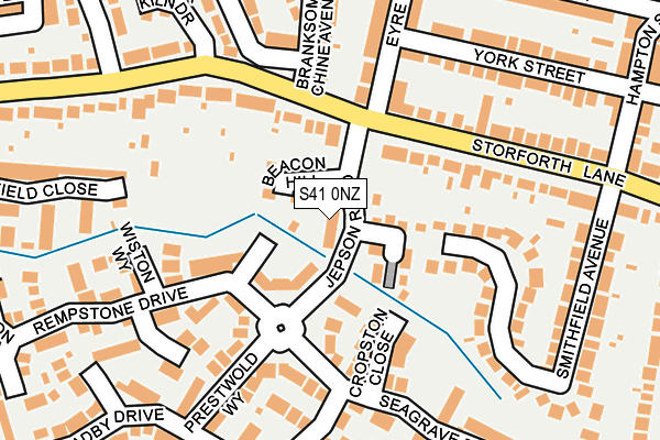 S41 0NZ map - OS OpenMap – Local (Ordnance Survey) S41 0NZ map - OS OpenMap – Local (Ordnance Survey)