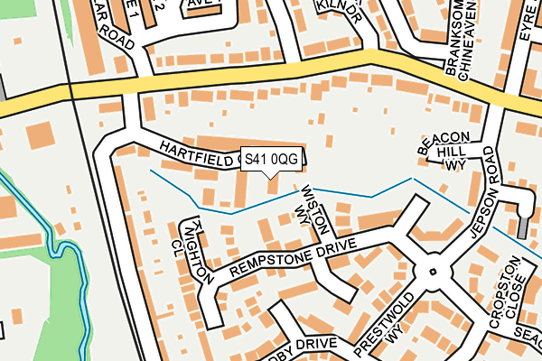 S41 0QG map - OS OpenMap – Local (Ordnance Survey) S41 0QG map - OS OpenMap – Local (Ordnance Survey)