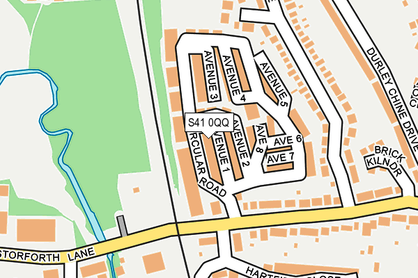 S41 0QQ map - OS OpenMap – Local (Ordnance Survey) S41 0QQ map - OS OpenMap – Local (Ordnance Survey)