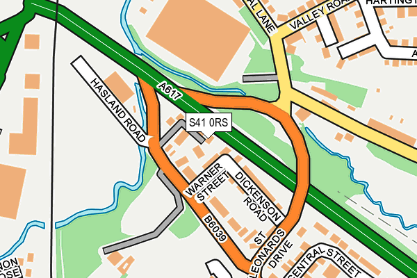 S41 0RS map - OS OpenMap – Local (Ordnance Survey) S41 0RS map - OS OpenMap – Local (Ordnance Survey)