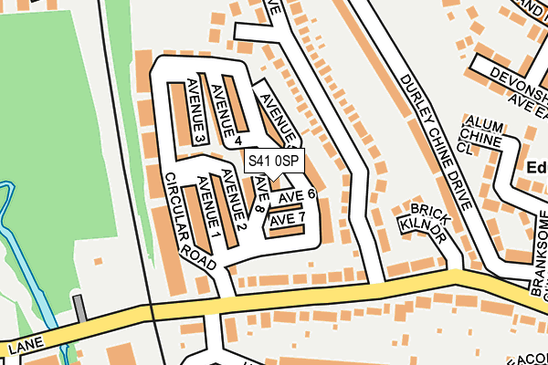 S41 0SP map - OS OpenMap – Local (Ordnance Survey) S41 0SP map - OS OpenMap – Local (Ordnance Survey)