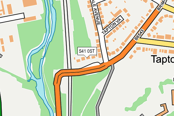 S41 0ST map - OS OpenMap – Local (Ordnance Survey) S41 0ST map - OS OpenMap – Local (Ordnance Survey)