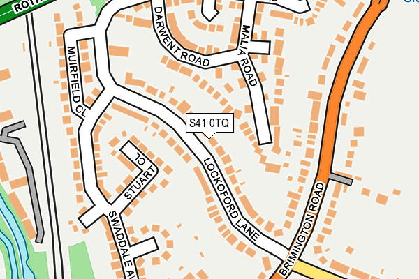 S41 0TQ map - OS OpenMap – Local (Ordnance Survey) S41 0TQ map - OS OpenMap – Local (Ordnance Survey)