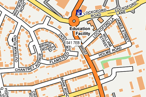 S41 7EB map - OS OpenMap – Local (Ordnance Survey) S41 7EB map - OS OpenMap – Local (Ordnance Survey)