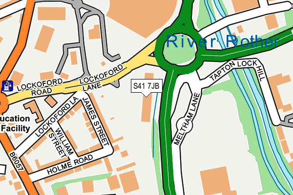 S41 7JB map - OS OpenMap – Local (Ordnance Survey) S41 7JB map - OS OpenMap – Local (Ordnance Survey)