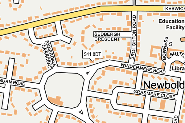 S41 8DT map - OS OpenMap – Local (Ordnance Survey) S41 8DT map - OS OpenMap – Local (Ordnance Survey)