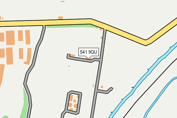 S41 9QU map - OS OpenMap – Local (Ordnance Survey) S41 9QU map - OS OpenMap – Local (Ordnance Survey)