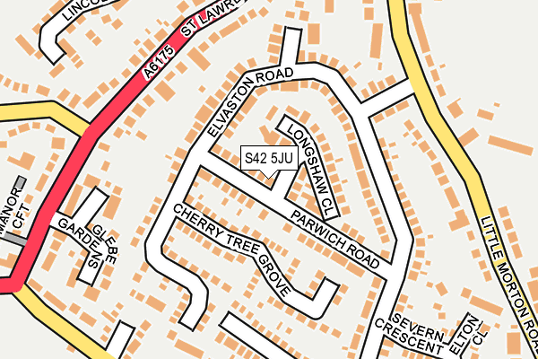 S42 5JU map - OS OpenMap – Local (Ordnance Survey) S42 5JU map - OS OpenMap – Local (Ordnance Survey)