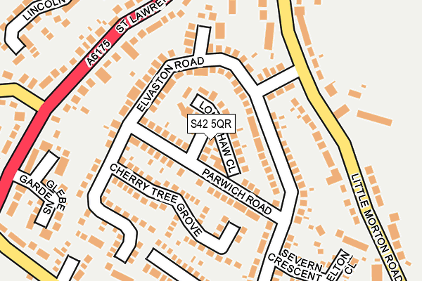 S42 5QR map - OS OpenMap – Local (Ordnance Survey) S42 5QR map - OS OpenMap – Local (Ordnance Survey)