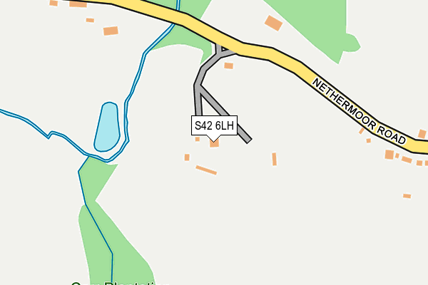 S42 6LH map - OS OpenMap – Local (Ordnance Survey) S42 6LH map - OS OpenMap – Local (Ordnance Survey)