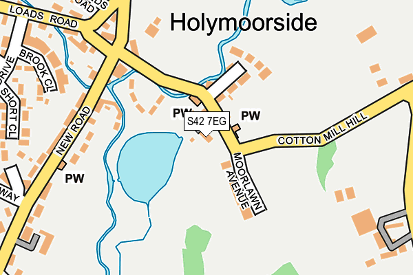 S42 7EG map - OS OpenMap – Local (Ordnance Survey) S42 7EG map - OS OpenMap – Local (Ordnance Survey)