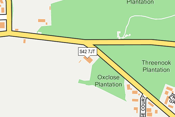 S42 7JT map - OS OpenMap – Local (Ordnance Survey) S42 7JT map - OS OpenMap – Local (Ordnance Survey)