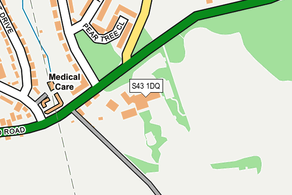 S43 1DQ map - OS OpenMap – Local (Ordnance Survey) S43 1DQ map - OS OpenMap – Local (Ordnance Survey)