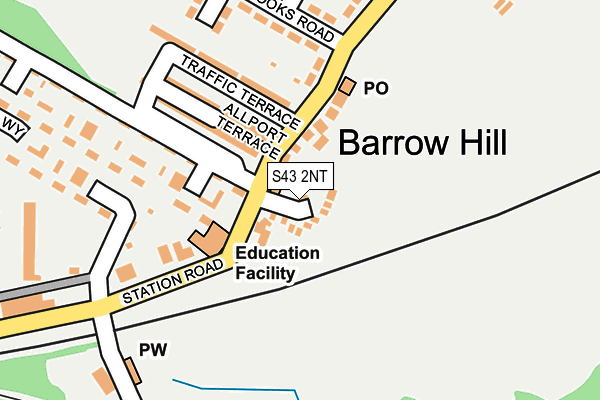 S43 2NT map - OS OpenMap – Local (Ordnance Survey) S43 2NT map - OS OpenMap – Local (Ordnance Survey)