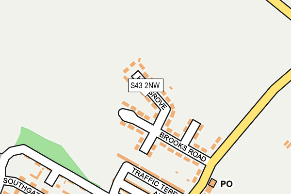S43 2NW map - OS OpenMap – Local (Ordnance Survey) S43 2NW map - OS OpenMap – Local (Ordnance Survey)