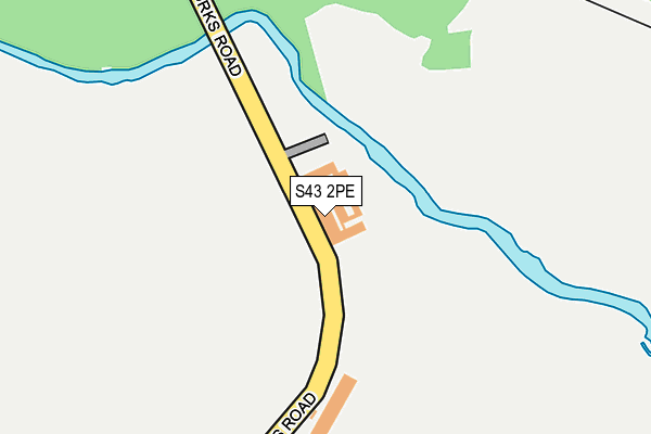S43 2PE map - OS OpenMap – Local (Ordnance Survey) S43 2PE map - OS OpenMap – Local (Ordnance Survey)